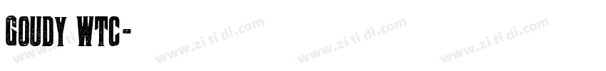 goudy Wtc字体转换